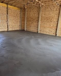 Custom concrete floor finish in Asheville, NC