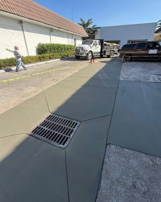 Residential Concrete Driveway in Asheville, NC