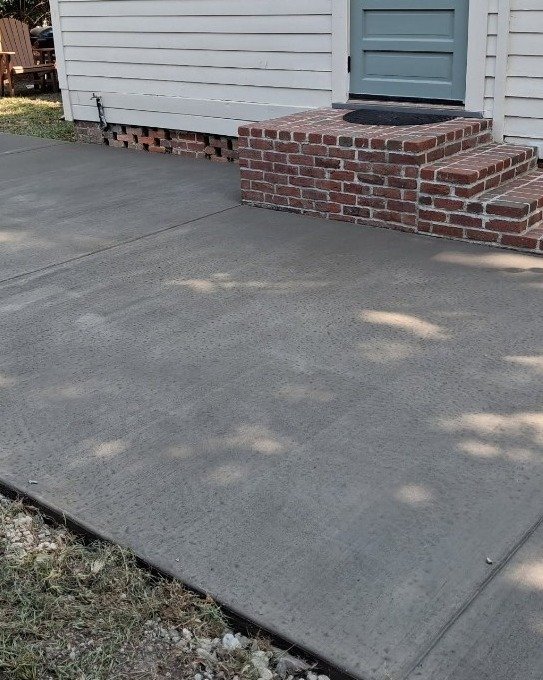 Residential Concrete Patio in Asheville, NC