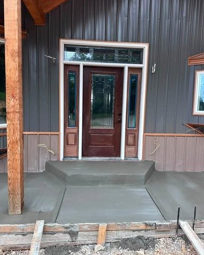 Residential Concrete Porch in Asheville, NC