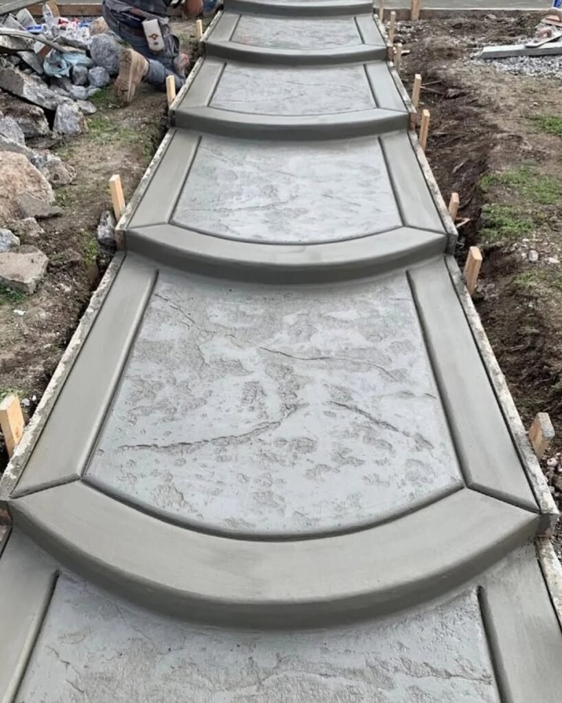 Stamped Concrete Patio in Asheville, NC