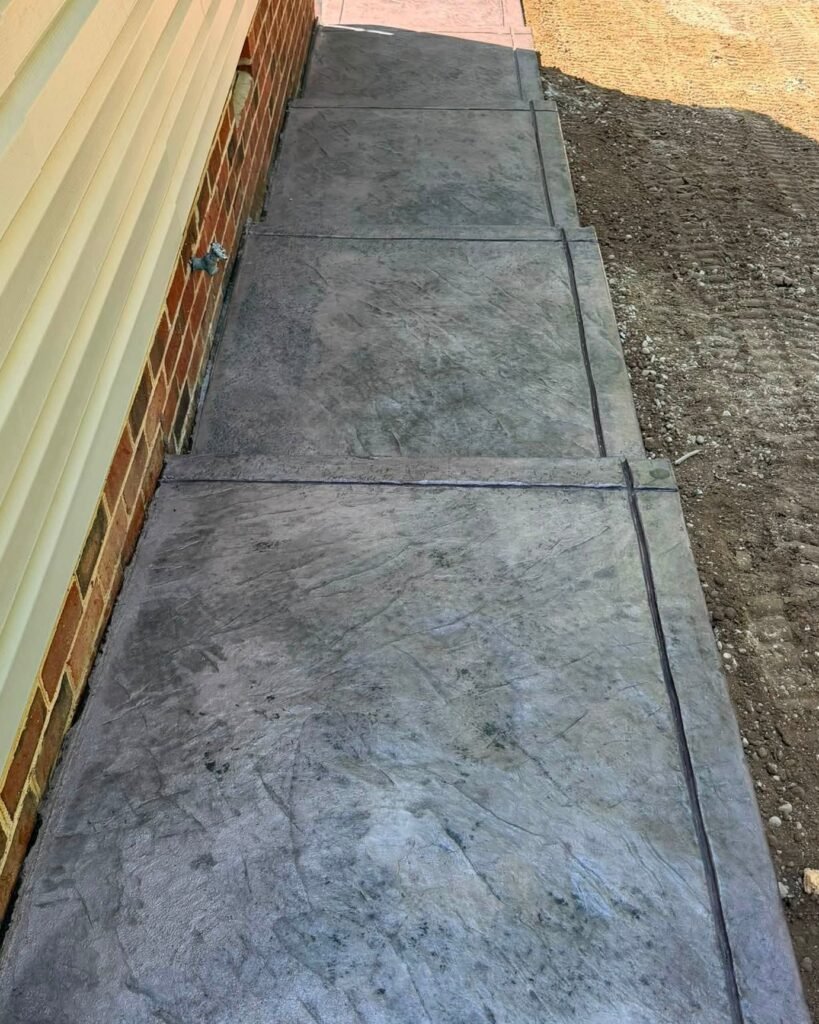 Stamped Concrete Walkway in Asheville, NC